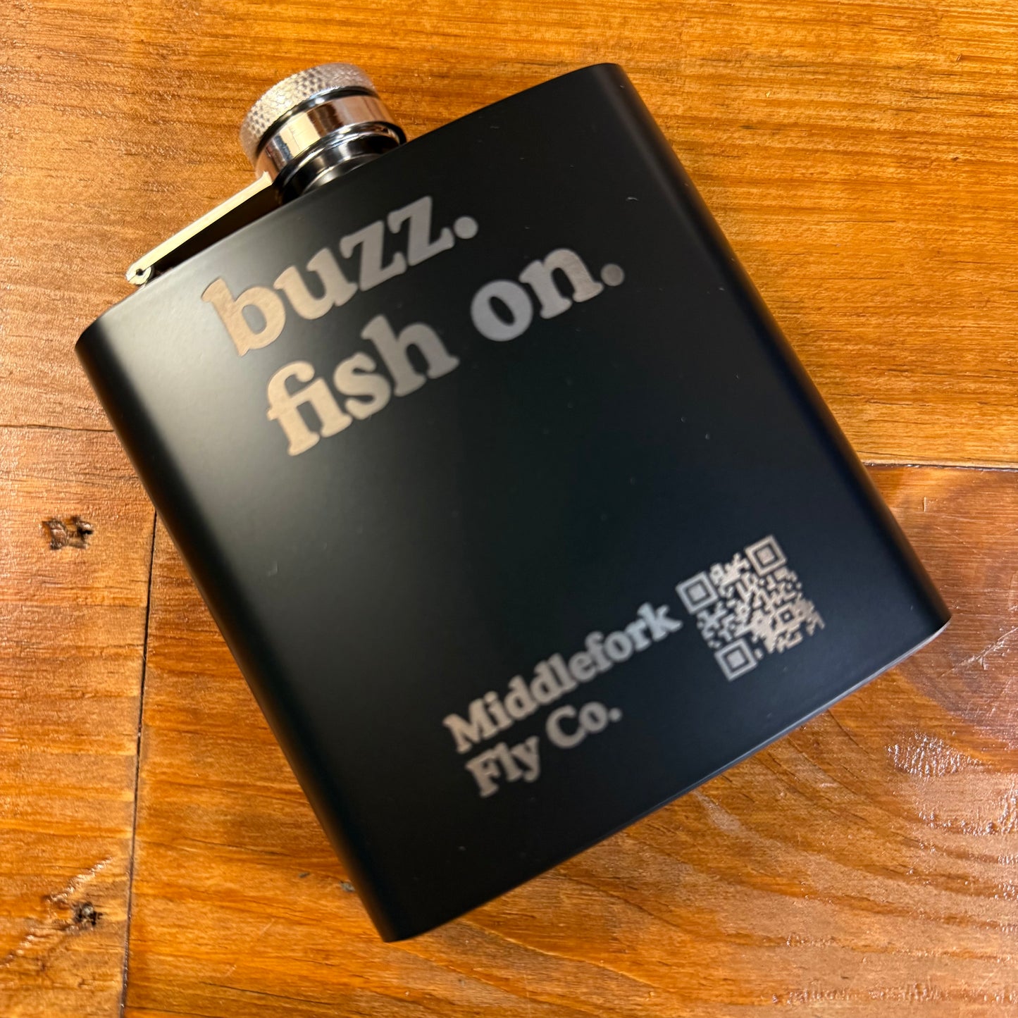 The Buzz Fish On Flask