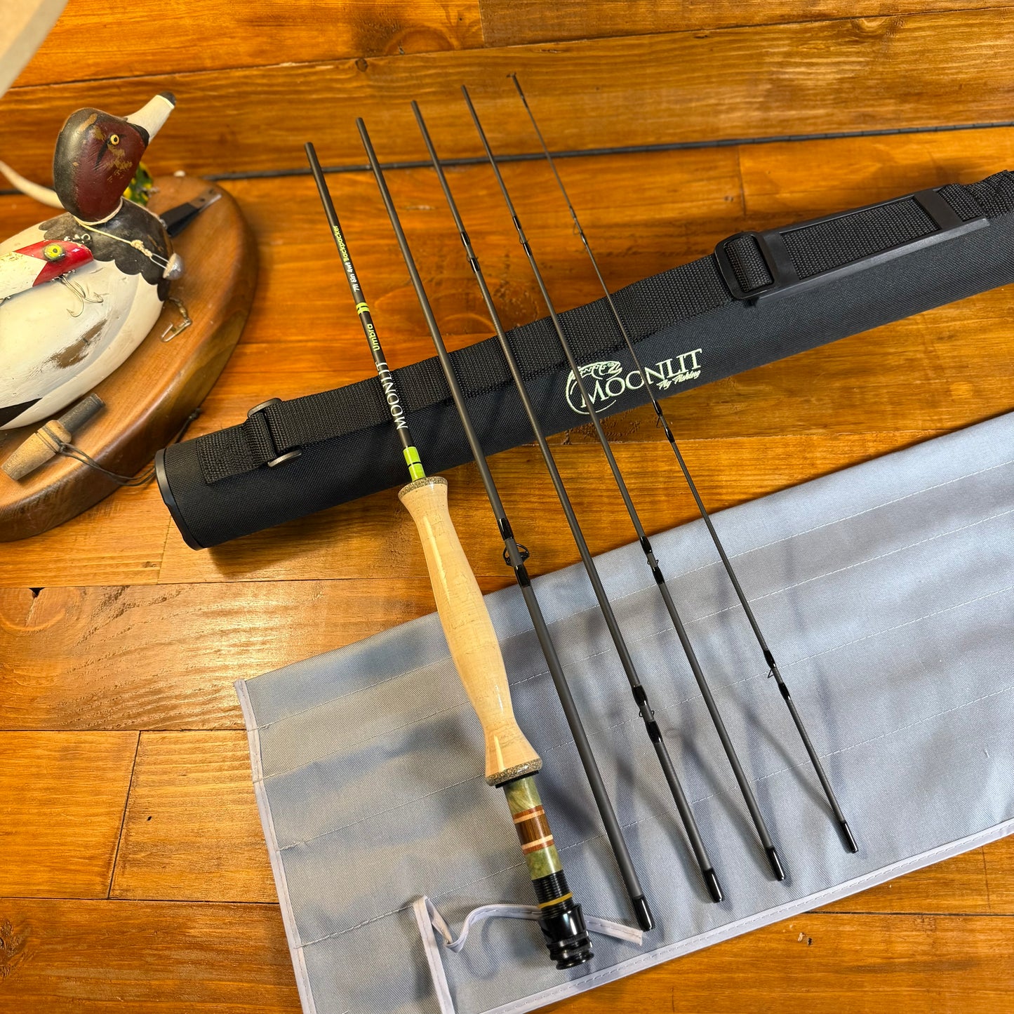 Moonlit Umbra Backpacker Rod #4 7'6" Fly Rod w/case