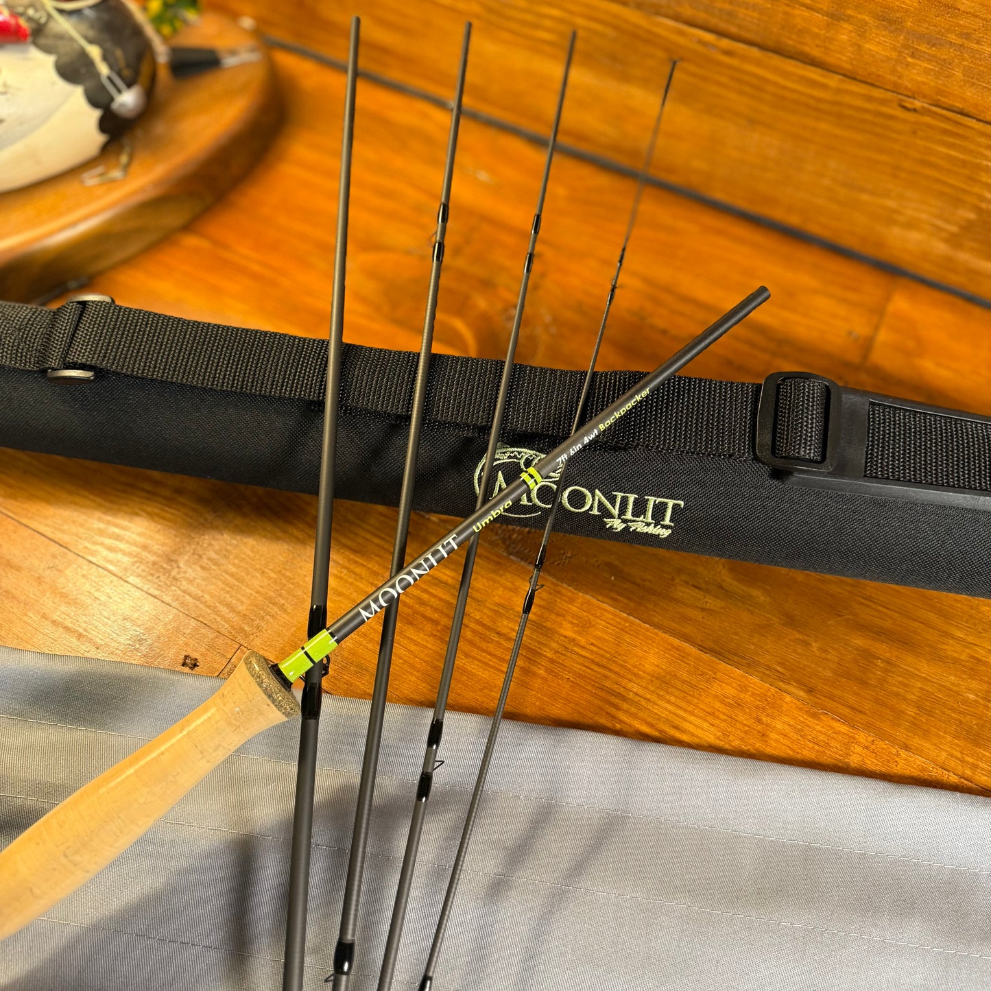 Moonlit Umbra Backpacker Rod #4 7'6" Fly Rod w/case