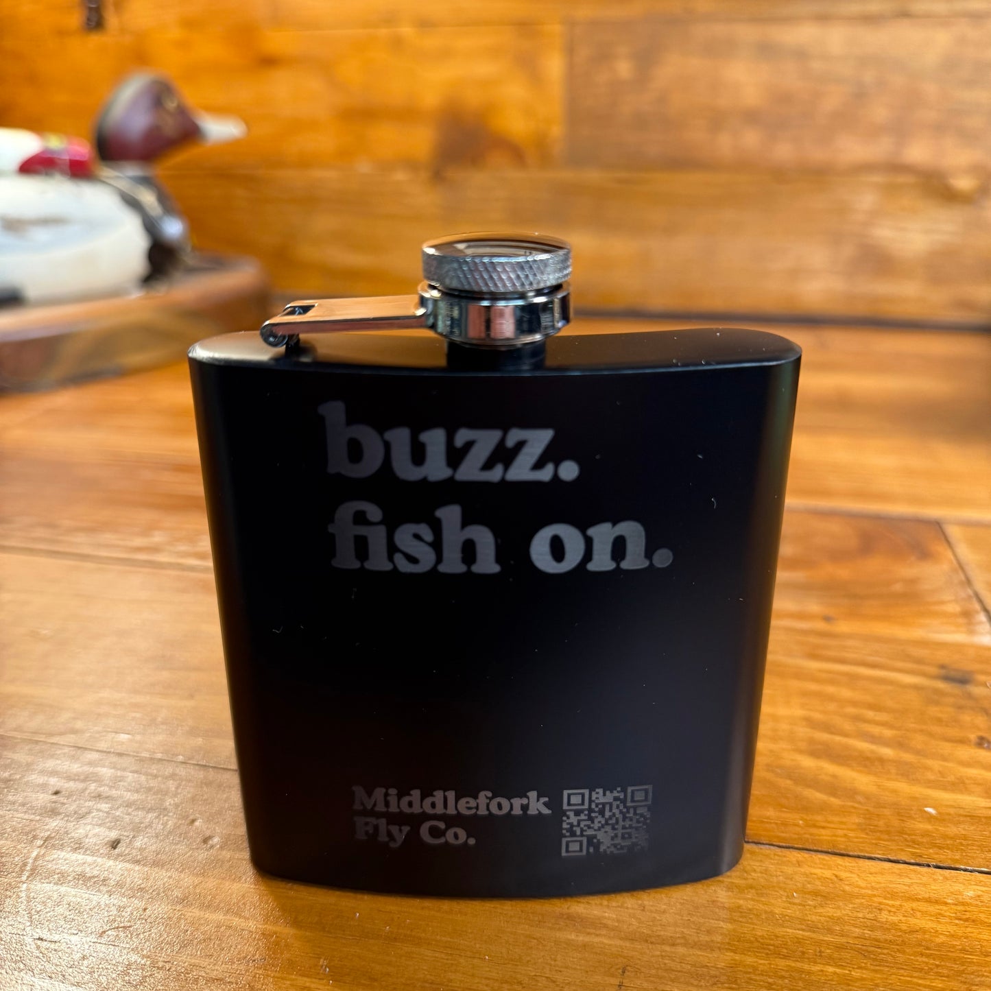 The Buzz Fish On Flask