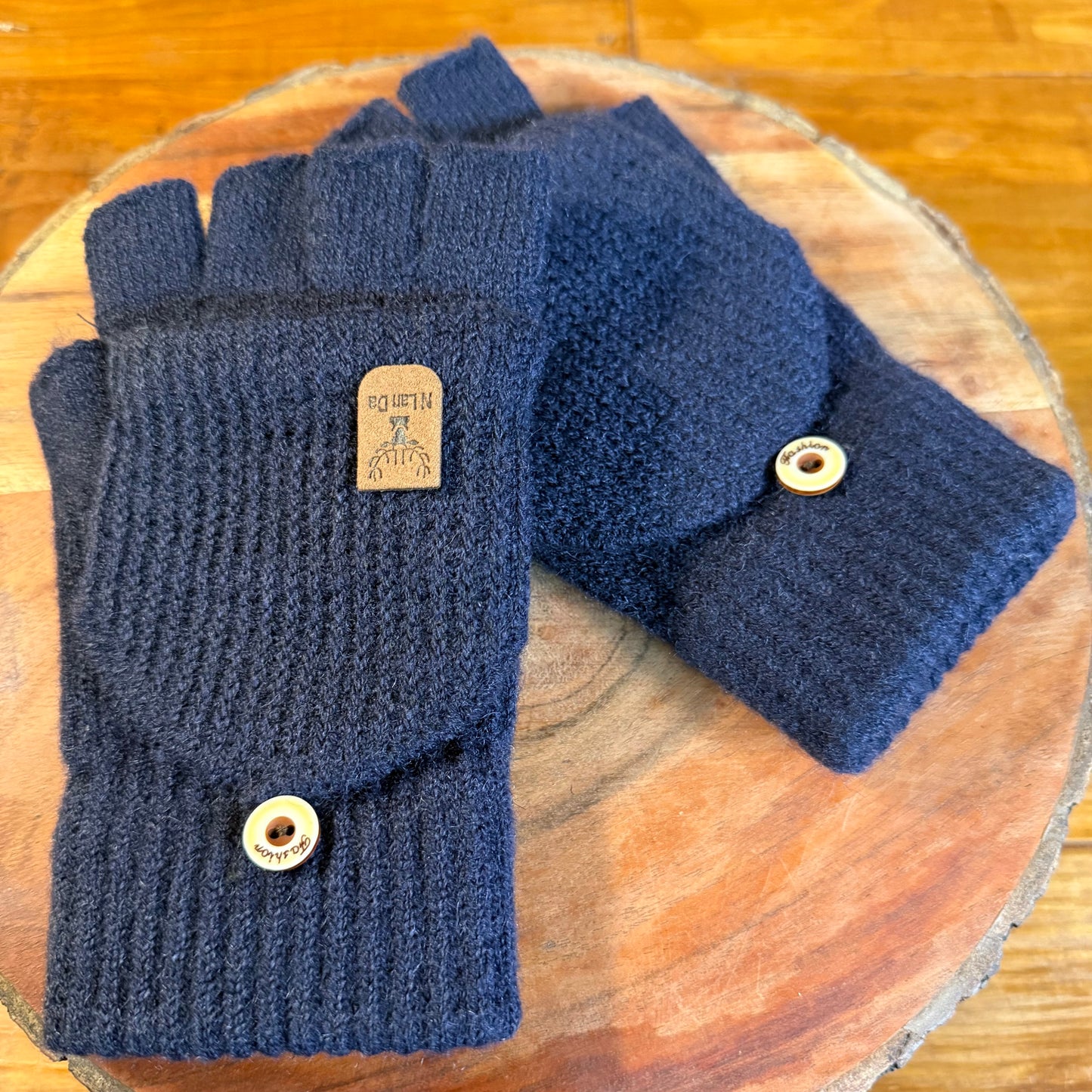 Knitted Fingerless Gloves
