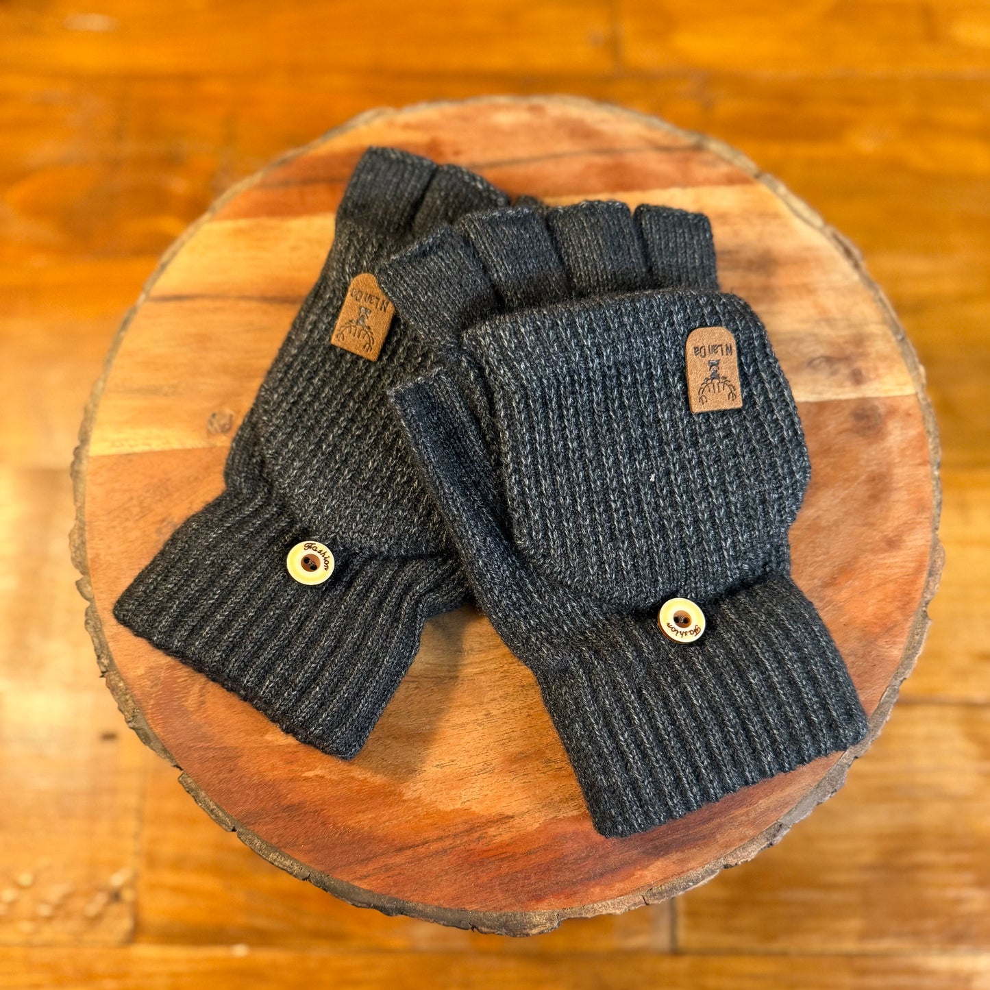 Knitted Fingerless Gloves